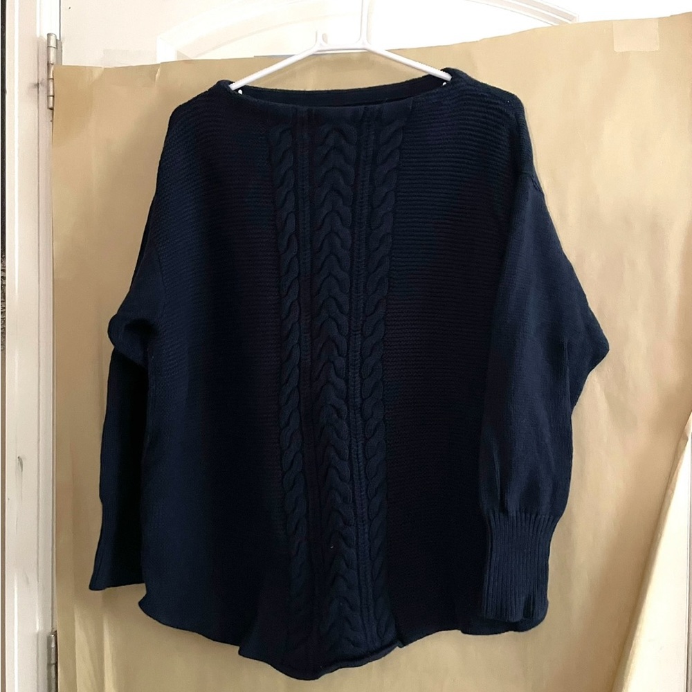 Chaps Navy Blue Crew Neck Sweater